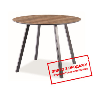 Стіл обідній Signal Oakland 100 Горіх/чорний...